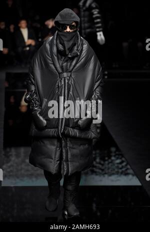 Mailand, Italien. Januar 2020. Mailand, Italien. Januar 2020. Milan, Milan Fashion Week, Man Fall Winter 2020/2021. Milan Herren Mode Herbst Winter 2020/21. Kredit: Unabhängige Fotoagentur Srl/Alamy Live News Credit: Unabhängige Fotoagentur Srl/Alamy Live News Stockfoto