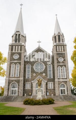 Baie-Saint-Paul, schöne Kirche in Quebec, Kanada Stockfoto