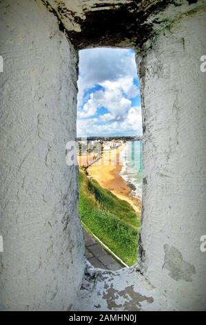 Fort von Monte Serrat (São Felipe), Todos os Santos Bay, Salvador, Bahia, Brasilien Stockfoto