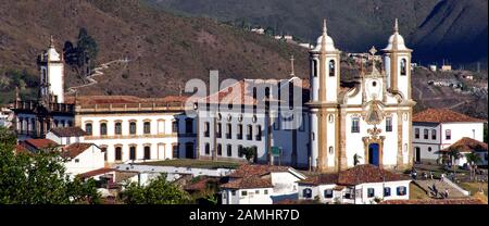 Nossa Senhora Carmo Kirche, Ouro Preto, Minas Gerais, Brasilien Stockfoto
