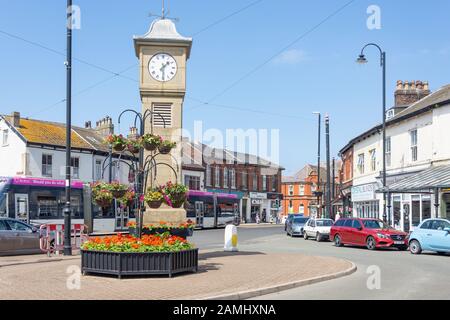 Albert Square, Fleetwood, Lancashire, England, Großbritannien Stockfoto