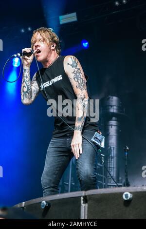 Fear Factory live auf dem bloodstock Open Air Festival UK 2016 Stockfoto