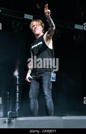 Fear Factory live auf dem bloodstock Open Air Festival UK 2016 Stockfoto