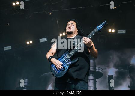 Fear Factory live auf dem bloodstock Open Air Festival UK 2016 Stockfoto