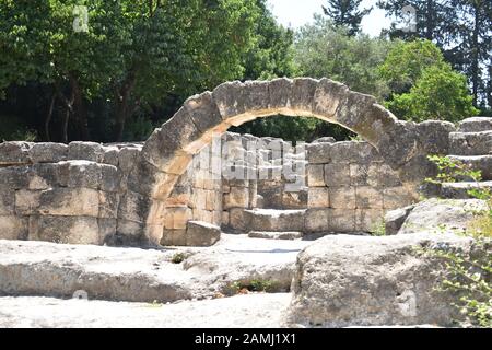 Bet She'arim Nationalpark in Kiryat Tiv'on Israel im Juni 2019 Stockfoto