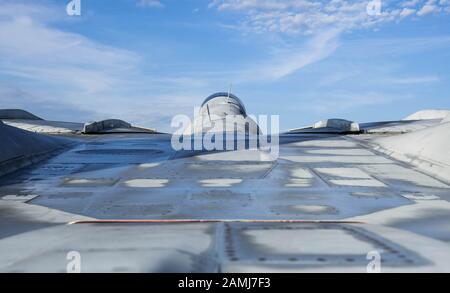 Detail der Grumman F-14 Tomcat Jagdflugzeug Stockfoto