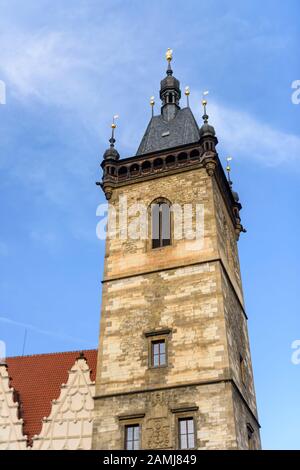 Altstädter Brückenturm, Karlsbrücke, Prag, Tschechien Stockfoto