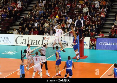 TEAM Canada Senior Herren indoor Volleyball Stockfoto