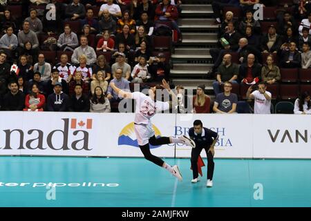 TEAM Canada Senior Herren indoor Volleyball Stockfoto