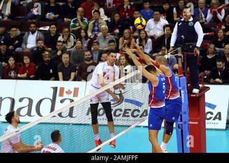 TEAM Canada Senior Herren indoor Volleyball Stockfoto