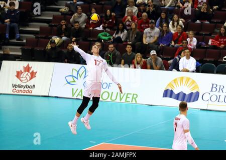 TEAM Canada Senior Herren indoor Volleyball Stockfoto