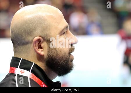 TEAM Canada Senior Herren indoor Volleyball Stockfoto