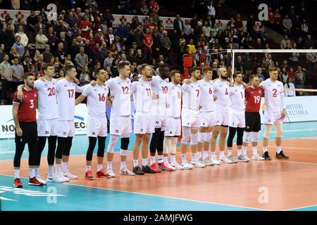 TEAM Canada Senior Herren indoor Volleyball Stockfoto