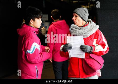 Lausanne, Schweiz. Januar 2020. Allgemeine Ansicht Abbildung Skating : in der Skating Arena von Lausanne bei den Olympischen Winter-Jugendspielen in Lausanne 2020 in der Schweiz . Kredit: Naoki Morita/AFLO SPORT/Alamy Live News Stockfoto