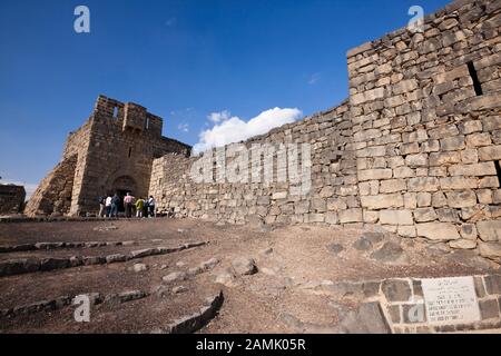 Qasr al-azraq, qusar Al Azraq, blaue Festung, Desrt schloss, Azraq, östliche Wüste, Jordanien, Naher Osten, Asien Stockfoto