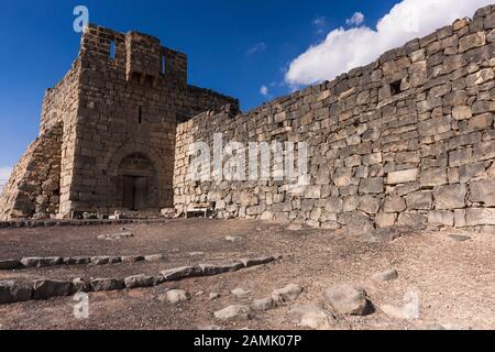 Qasr al-azraq, qusar Al Azraq, blaue Festung, Desrt schloss, Azraq, östliche Wüste, Jordanien, Naher Osten, Asien Stockfoto