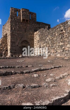 Qasr al-azraq, qusar Al Azraq, blaue Festung, Desrt schloss, Azraq, östliche Wüste, Jordanien, Naher Osten, Asien Stockfoto