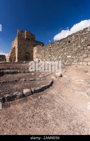 Qasr al-azraq, qusar Al Azraq, blaue Festung, Desrt schloss, Azraq, östliche Wüste, Jordanien, Naher Osten, Asien Stockfoto