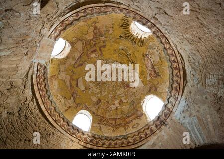 Qasr Amra, Qusayr Amra, Desrt schloss, Zarqa, östliche Wüste, Jordanien, Naher Osten, Asien Stockfoto