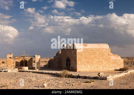 Qasr Amra, Qusayr Amra, Desrt schloss, Zarqa, östliche Wüste, Jordanien, Naher Osten, Asien Stockfoto