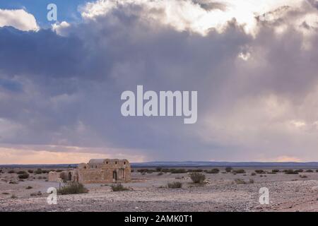 Qasr Amra, Qusayr Amra, Desrt schloss, Zarqa, östliche Wüste, Jordanien, Naher Osten, Asien Stockfoto