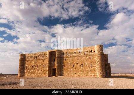 Qasr Kharanah, Qasr al Desrt Khanara, Schloss, Amman, östliche Wüste, Jordanien, Naher Osten, Asien Stockfoto