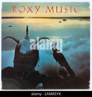 Das Cover von Avalon, 1982 Album von Roxy Music auf Polydor - nur für redaktionelle Verwendung Stockfoto