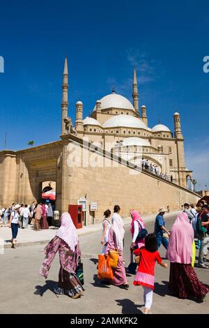 Muhammad Ali Moschee, Moschee des Mohammed Ali, in der Zitadelle von Kairo, islamischen Raum, Kairo, Ägypten, Nordafrika, Afrika Stockfoto