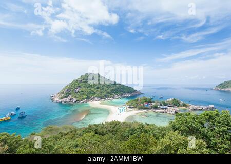 Ko Nang Yuan, in der Nähe von Koh Tao, Thailand Stockfoto
