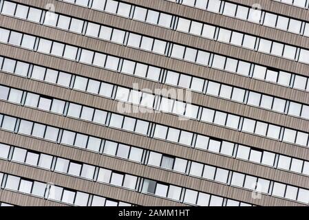 Fassade Des Westin Grand München, Arabella Sheraton Hotel, am Effnerplatz in Bogenhausen [automatisierte Übersetzung] Stockfoto