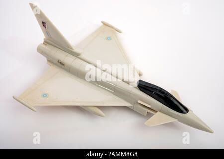 Italeri QuickBuild Typhoon fighter Jet Modell Stockfoto