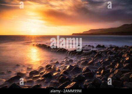 Kimmeridge Bay, Jurassic Coast, Dorset, England, Vereinigtes Königreich Stockfoto