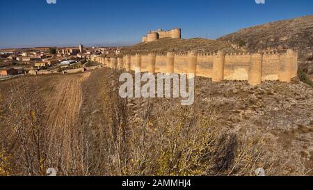 Berlanga de Duero ist eine schöne, mittelalterliche Stadt in der Provinz Soria, Spanien Stockfoto