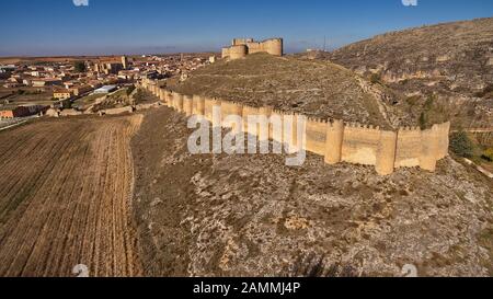 Berlanga de Duero ist eine schöne, mittelalterliche Stadt in der Provinz Soria, Spanien Stockfoto