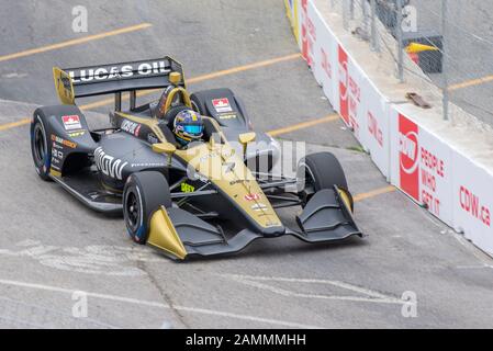 Toronto, Ontario, Kanada, 12. Juli 2019 - Marcus Ericsson (7) - 2019 Honda Toronto Indy Stockfoto