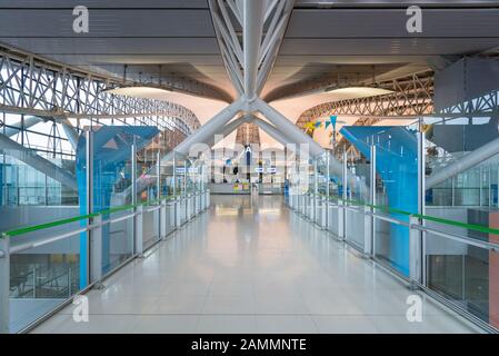 Innenbereich des Kansai International Airport in Osaka, Japan Stockfoto