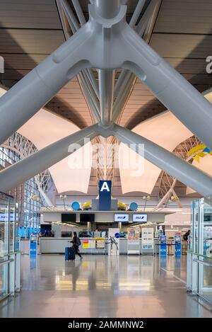Innenbereich des Kansai International Airport in Osaka, Japan Stockfoto