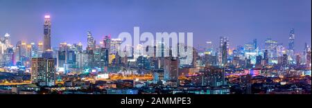 Bangkok-19 MAR: Blick auf den Bangkok Skyscraper am 19. März 2018 in Bangkok, Thailand.Bangkok ist mit einer sechs die bevölkerungsreichste Stadt Südostasiens Stockfoto