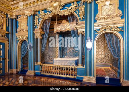 Stockholm, SCHWEDEN-JULI14.2019: Innenansicht des Drottningholm-Palastes in Stockholm, Schweden, es ist eine der Königlichen Schlösser Schwedens Stockfoto