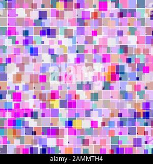 Mosaik aus farbigen Rechtecken Stock Vektor