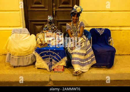 Wahrsager. Havanna, Kuba. Stockfoto