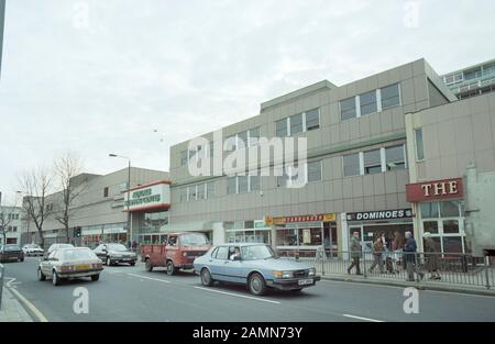 P & O AP & O Arndale Einkaufszentrum in Nelson Lancashire, 1990 Stockfoto