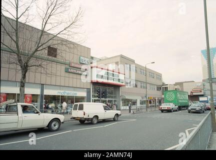 P & O Arndale Shopping Centre in Nelson Lancashire, 1990 Stockfoto
