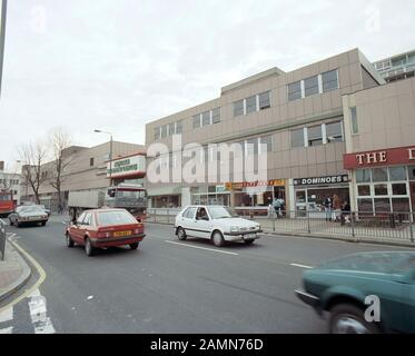 P & O Arndale Shopping Centre in Nelson Lancashire, 1990 Stockfoto