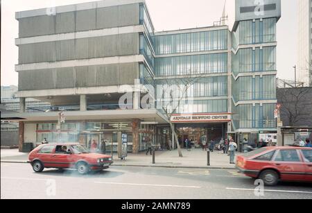P & O Arndale Shopping Center in Wandsworth, London, im Jahr 1990 Stockfoto