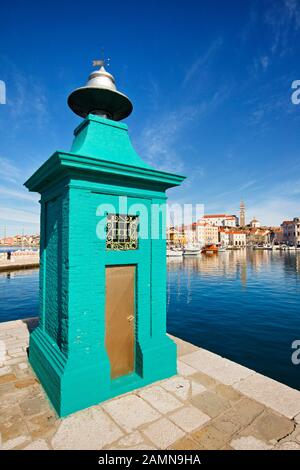 Piran Hafen, Piran, Primorska, Adria, Slowenien Stockfoto