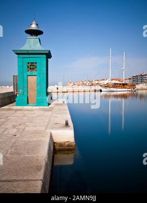 Piran Hafen, Piran, Primorska, Adria, Slowenien Stockfoto