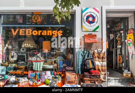 VEB Orange, Deutsche Demokratische Republik Erinnerungsstücke Stockfoto