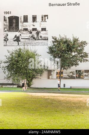 Gedenkstätte Berliner Mauer, Berliner Mauer Gedenkstaette Stockfoto