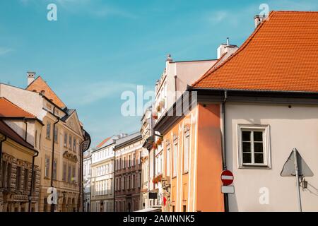 Kanonicza Altstadt Straße mittelalterlichen Gebäuden in Krakow, Polen Stockfoto